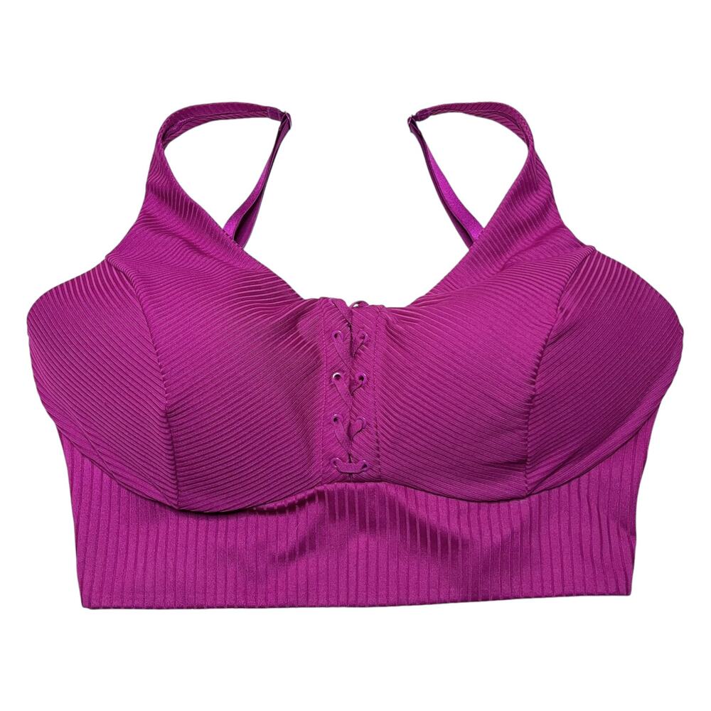 Victoria's Secret Allegro Flow On Point Sports Bra Raspberry Cooler Size 36DDD